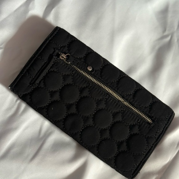 Vera Bradley Black Quilted Wallet - Picture 6 of 12